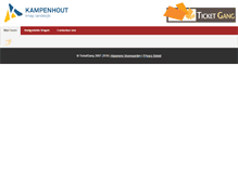 Tablet Screenshot of kampenhout.ticketgang.eu